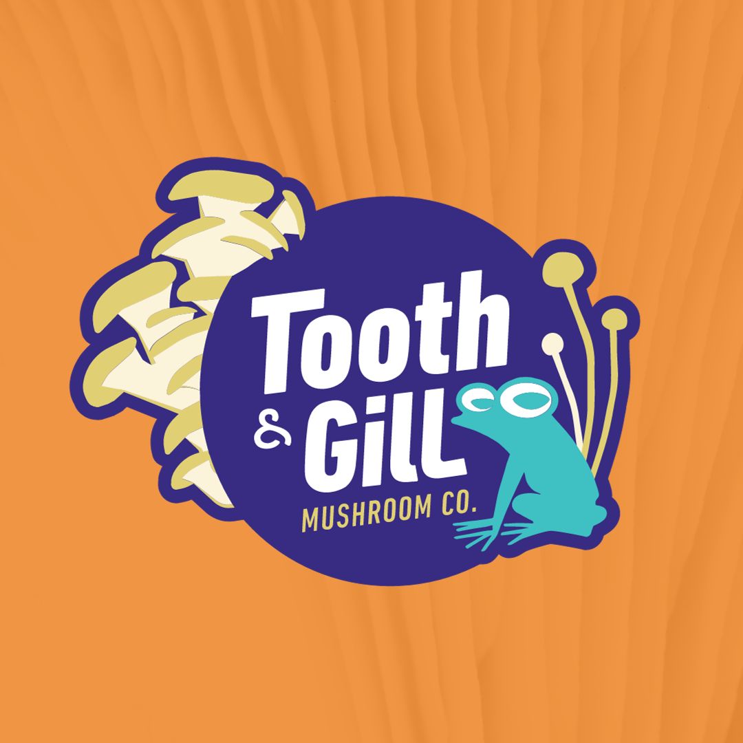 Tooth & Gill Mushroom Co. Logo